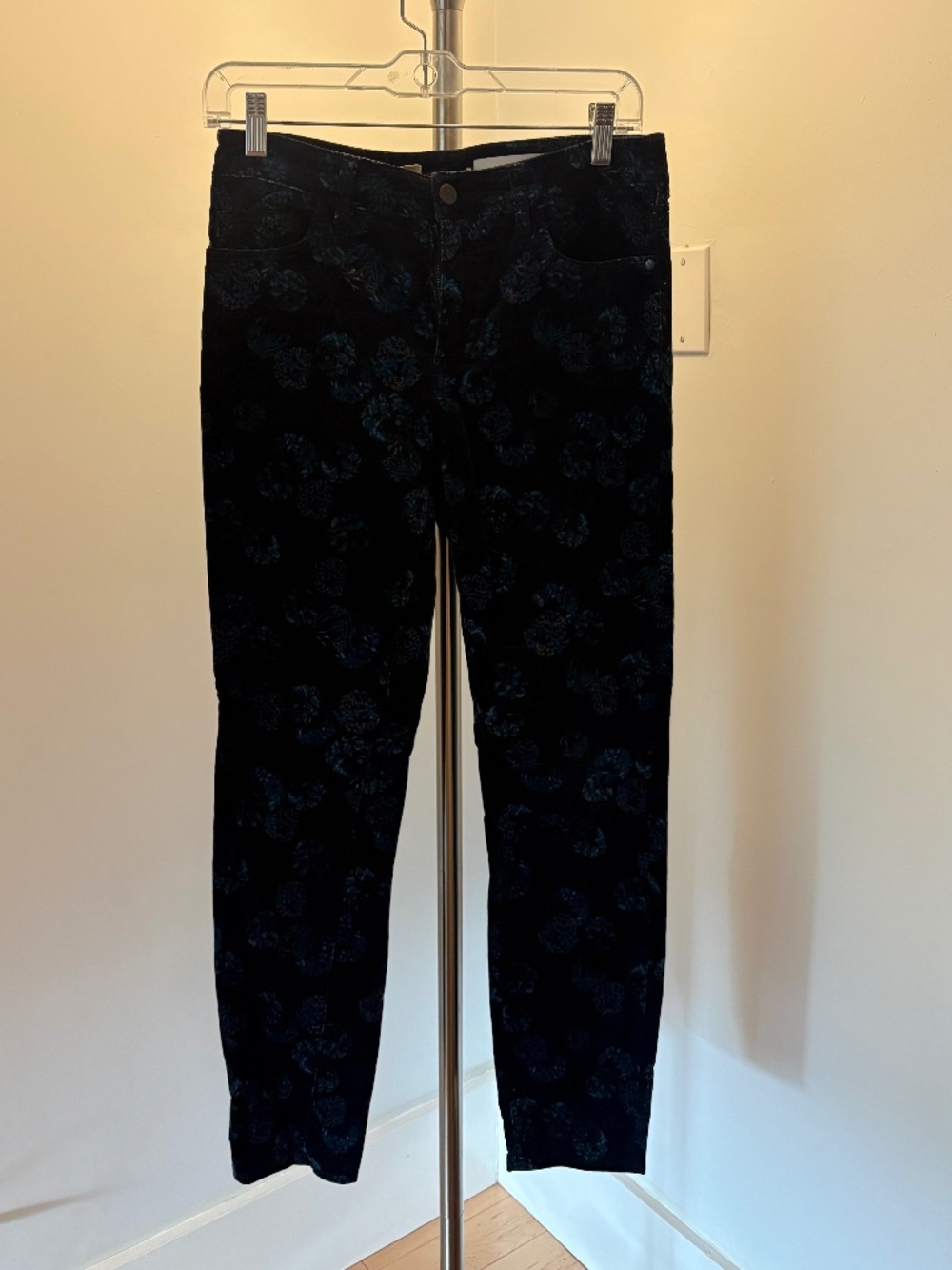 Pilcro and the Letterpress "Script" Floral Skinny Jeans (Anthropologie)